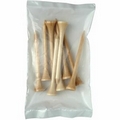 Long Golf Tee Pack w/ 9 Golf Tees